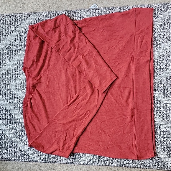 Lucky Brand Plus Size Burnt Orange Lightweight Sweater Size XXL - Picture 4 of 6